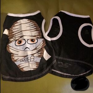 Pet Spirit Black and White Dog Mummy Costume - Size S